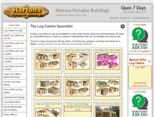 Tablet Screenshot of hortons-portablebuildings.co.uk